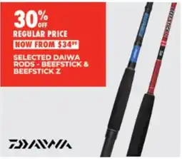 BCF Selected Daiwa rods - Beefstick & Beefstick Z offer