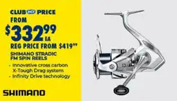 BCF Shimano Stradic FM Spin Reels offer