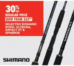 BCF Selected Shimano Rods - Ultegra, Impact XT & Sphereros offer