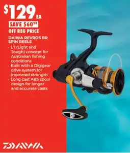 BCF Daiwa Revros BR Spin Reels offer
