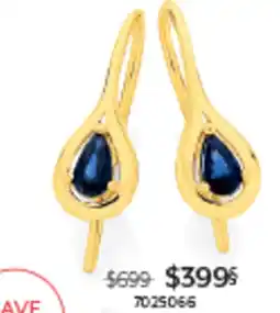 Angus & Coote Sapphire Teardrop Earrings offer
