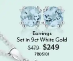 Angus & Coote Earrings Set in 9ct White Gold offer