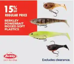 BCF Berkley Powerbait Rigged Soft Plastics offer