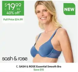 Harris Scarfe C. SASH & ROSE Essential Smooth Bra offer