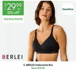 Harris Scarfe E. BERLEI Understate Bra offer