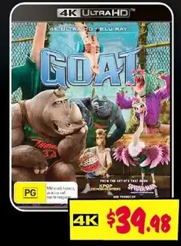 JB Hi-Fi Goat offer