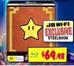 JB Hi-Fi Super Mario Galaxy 2 4K Ultra HD + Blu-ray offer