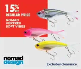 BCF Nomad Vertrex Soft Vibes offer