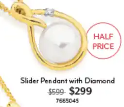 Angus & Coote Slider Pendant with Diamond offer
