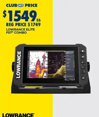BCF Lowrance Elite FS7" Combo offer