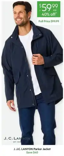 Harris Scarfe J.C. LANYON Parker Jacket offer