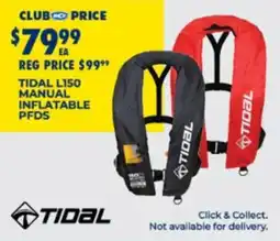 BCF Tidal Manual Inflatable PFDs offer