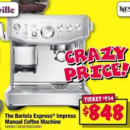 JB Hi-Fi The Barista Express Impress Manual Coffee Machine offer