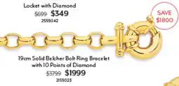 Angus & Coote Locket with Diamond offer