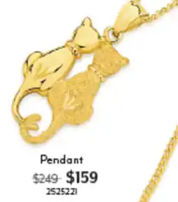 Angus & Coote Cat Pendant offer