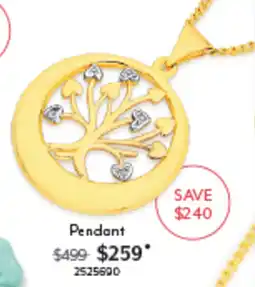 Angus & Coote Tree of Life Pendant offer