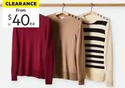 Harris Scarfe Sweaters offer