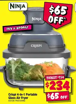 JB Hi-Fi Crispi 4-In-1 Portable Glass Air Fryer offer