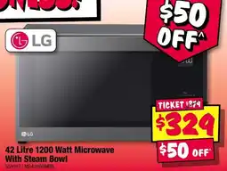 JB Hi-Fi LG 42 Litre 1200 Watt Microwave With Steam Bowl offer