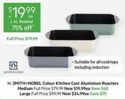 Harris Scarfe SMITH+NOBEL Colour Kitchen Cast Aluminium Roasters offer