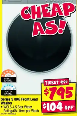 JB Hi-Fi Series 5 8KG Front Load Washer offer