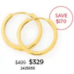 Angus & Coote Hoop earrings offer