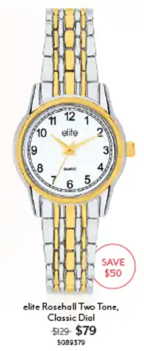 Angus & Coote elite Rosehall Two Tone, Classic Dial offer