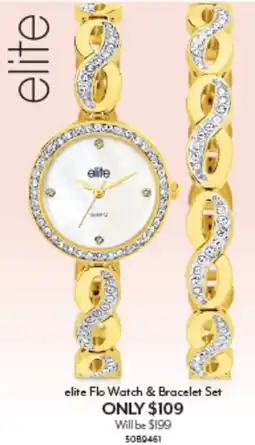 Angus & Coote elite Flo Watch & Bracelet Set offer