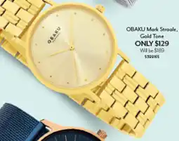 Angus & Coote OBAKU Mark Straale Gold Tone offer