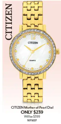Angus & Coote Citizen Mother of Pearl Dial offer