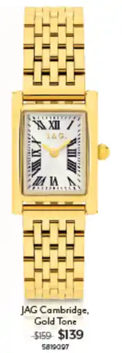 Angus & Coote JAG Cambridge, Gold Tone offer