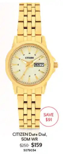 Angus & Coote Citizen Date Dial offer