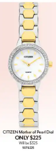 Angus & Coote CITIZEN Mother of Pearl Dial offer
