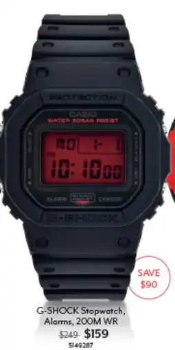Angus & Coote G-SHOCK Stopwatch offer