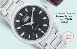 Angus & Coote Citizen Eco-Drive offer