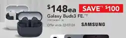 Harvey Norman Galaxy Buds3 FE offer