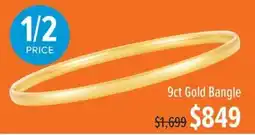 Shiels 9ct Gold Bangle offer