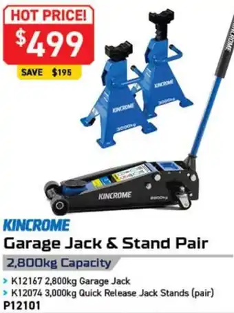 Garage Jack & Stand Pair