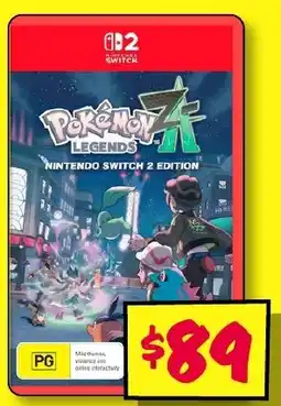 JB Hi-Fi Pokémon Legends Z Nintendo Switch 2 Edition offer