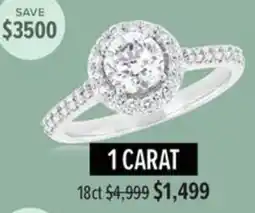 Shiels 1 carat ring offer