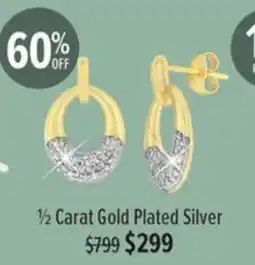 Shiels ½ Carat Gold Plated Silver offer