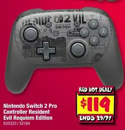 JB Hi-Fi Nintendo Switch 2 Pro Controller Resident Evil Requiem Edition offer