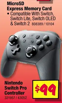 JB Hi-Fi Nintendo Switch Pro Controller offer