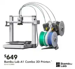 Harvey Norman Bambu Lab A1 Combo 3D Printer offer