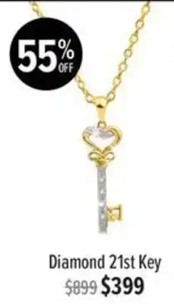 Shiels Diamond 21st Key offer