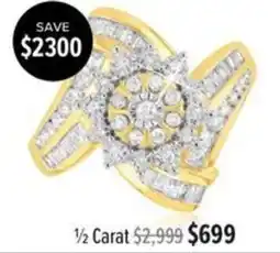 Shiels 1/2 Carats Diamond Ring offer