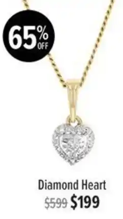 Shiels Diamond Heart offer