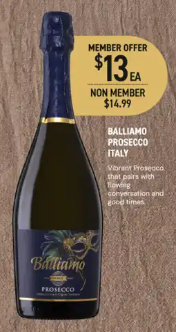 Dan Murphy's Balliamo Prosecco offer
