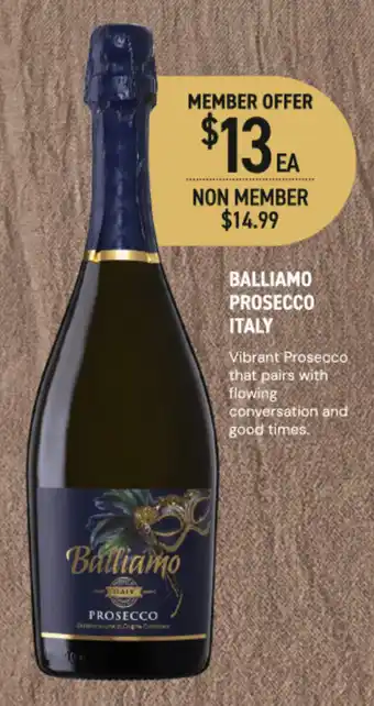 Balliamo Prosecco