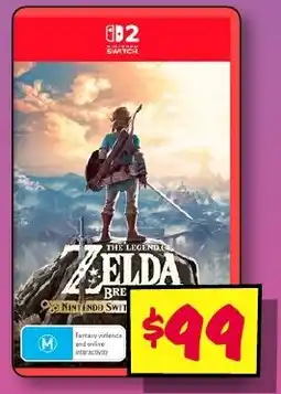 JB Hi-Fi The Legend of Zelda: Breath of the Wild offer